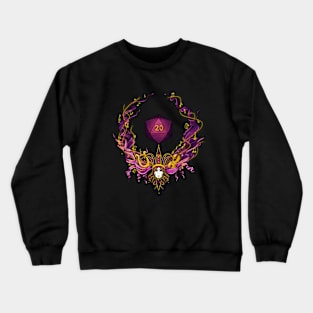 DnD bard symbol - purple Crewneck Sweatshirt